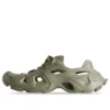 Sneakers stringate con cut-out in HD “Verde oliva” 702421W3CES3500