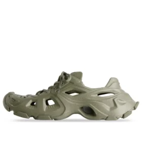Sneakers stringate con cut-out in HD “Verde oliva” 702421W3CES3500
