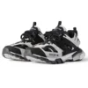 Sneakers Track 1.0 “Grigio, nero e bianco, in tessuto simile a mesh e pelle scamosciata” 542023W3SU59791