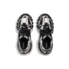Sneakers Track 1.0 “Grigio, nero e bianco, in tessuto simile a mesh e pelle scamosciata” 542023W3SU59791