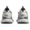 Sneakers Track 1.0 “Grigio, nero e bianco, in tessuto simile a mesh e pelle scamosciata” 542023W3SU59791