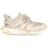 Sneakers Track 1.0 “Mesh e tessuto simile alla pelle scamosciata nei toni del beige sbiadito e del bianco” 542436W3CN29700