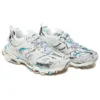 Sneakers Track 1.0 “White Blue Mesh and Nylon Graffiti” 542023W3SRA9014