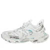 Sneakers Track 1.0 “White Blue Mesh and Nylon Graffiti” 542436W3SRA9014