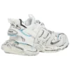 Sneakers Track 1.0 “White Blue Mesh and Nylon Graffiti” 542436W3SRA9014