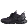 Sneakers Track Calze “Maglia e nylon nero e viola chiaro” 736328W3SKC1058