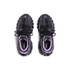 Sneakers Track Calze “Maglia e nylon nero e viola chiaro” 736328W3SKC1058