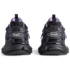 Sneakers Track Calze “Maglia e nylon nero e viola chiaro” 736328W3SKC1058