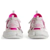 Sneakers Track Sock “Maglia e nylon bianco e rosa neon” 736328W3SKC9055