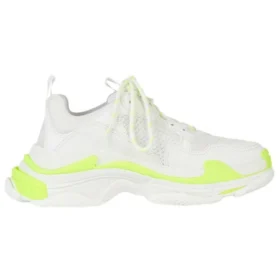 Sneakers Triple S “Giallo fluorescente su fondo bianco” 524039W2CA37390
