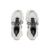 Sneakers Triple S “Nero Bianco Argento Doppia Schiuma e Mesh” 524039W2FWM8191