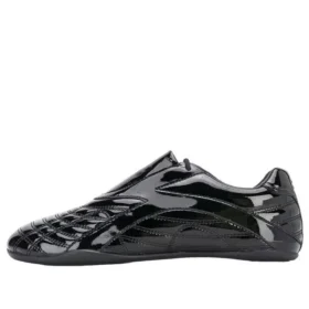 Sneakers Zen “Pelle nera verniciata lucida” 617539W2QA11000