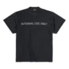 Solo per uso interno: T-shirt Inside-out “Black” 787358TQVU21083