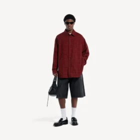 Sovracamicia da uomo in rosso