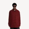 Sovracamicia da uomo in rosso Sovracamicia da uomo in rosso