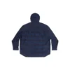 Sovraccamicia a quadri con cappuccio “Blue Navy” 720109TNM354202
