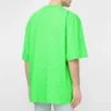 SS21 con motivo a parole, maniche corte, unisex, verde 641614TJVI34162