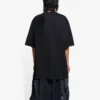 SS21 con motivo logo, collo rotondo, maniche corte, unisex, nero 641655TKV711069