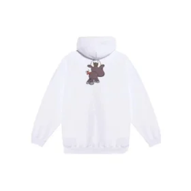 SS21 con stampa cartoon a motivi piccoli, unisex, bianco 578135TJVE69000