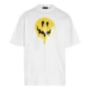SS21 Drip Peace, vestibilità ampia, stampa “Smile”, casual, GS, bianco 641675TKVA18639