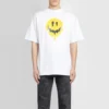 SS21 Drip Peace, vestibilità ampia, stampa “Smile”, casual, GS, bianco 641675TKVA18639