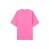 SS21 Maglietta con ricamo a girocollo rosa 641532TJVA95764
