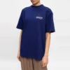 SS21 Maglietta con stampa, girocollo e maniche corte, blu 641655TIV521195