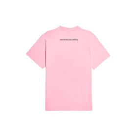 SS21 Maglietta unisex a maniche corte con stampa a motivi alfabetici, rosa 612965TJVL51401