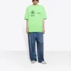 SS21 Retro a maniche corte verde fluorescente 612965THV844162