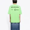 SS21 Retro a maniche corte verde fluorescente 612965THV844162