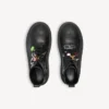 Stivaletti con plateau e ciondoli da donna, colore nero/multicolore Stivaletti con plateau e ciondoli da donna, colore nero/multicolore