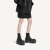 Stivaletti con plateau Strike da donna in nero Stivaletti con plateau Strike da donna in nero
