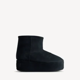 Stivaletti con zeppa Alaska da donna in nero