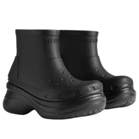 Stivaletti con zeppa Balenciaga x Crocs “Black” 713679W1S8E1000