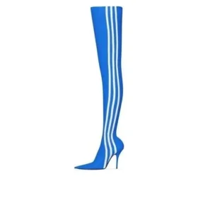 Stivaletti sopra il ginocchio Balenciaga x adidas Originals Knife “Blue” 724074W2ES14090