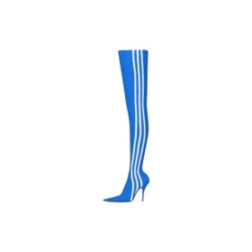 Stivaletti sopra il ginocchio Balenciaga x adidas Originals Knife “Blue” 724074W2ES14090