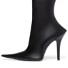 Stivaletti Witch da 110 mm “Black Sheepskin” 747603WBCW01000