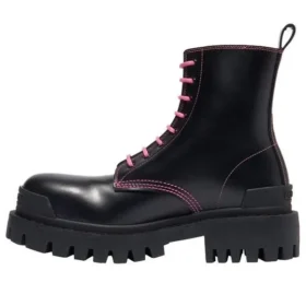 Stivali con lacci Strike “Black Pink” 590974WA9641085