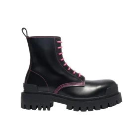 Stivali con lacci Strike “Black Pink” 590974WA9641085