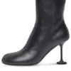 Stivali da donna da 90 mm “Pelle nera” 701937WBCR01000