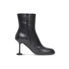 Stivali da donna da 90 mm “Pelle nera” 701937WBCR01000