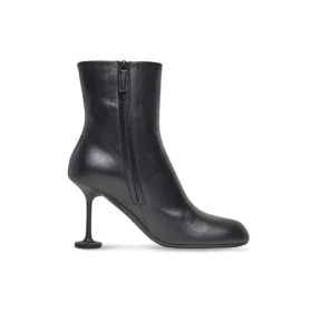 Stivali da donna da 90 mm “Pelle nera” 701937WBCR01000