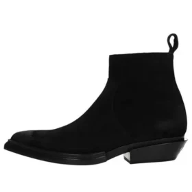 Stivali in camoscio Santiago “Black” 579736WA7301000