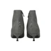 Stivali in lana a quadri con punta affusolata “Grey” 579218W1SR01214