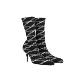 Stivali in spandex con logo Monogram da 80 mm “Black” 549784W1P601264 Stivali in spandex con logo Monogram da 80 mm “Black” 549784W1P601264
