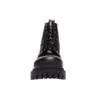 Stivali Martin Mid con lacci in pelle di vacchetta “Nero” 589338WA9601000