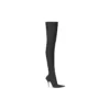 Stivali sopra il ginocchio Knife da 110 mm “Black Matte Spandex” 719816W2ES01000
