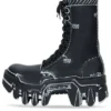 Stivali stringati Bulldozer “Pelle di vitello con contorno nero” 672502WBEF21090