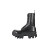 Stivali stringati Bulldozer “Pelle di vitello vegetale nera” 671554WBCQ01000