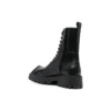 Stivali stringati Rhino da 25 mm “Pelle di vitello liscia nera” 712638WBB501000